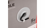 01-0045 Кабель витая пара U/UTP, CAT 5e, PE, 4PR, 24AWG, OUTDOOR, SOLID, черный, 305м, REXANT внешний вид 3