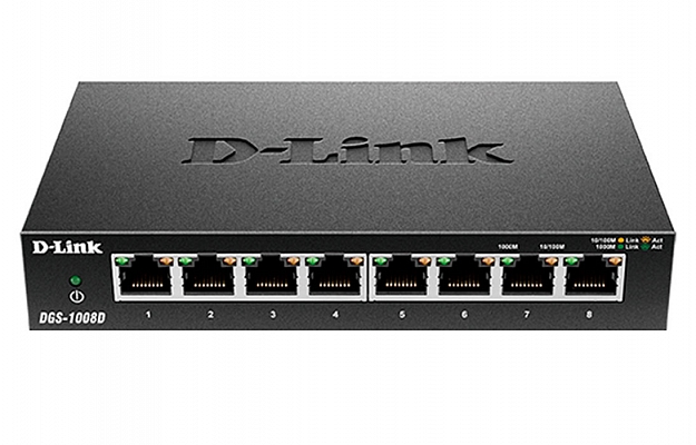 D-Link DGS-1008D/J3A Switch внешний вид 2