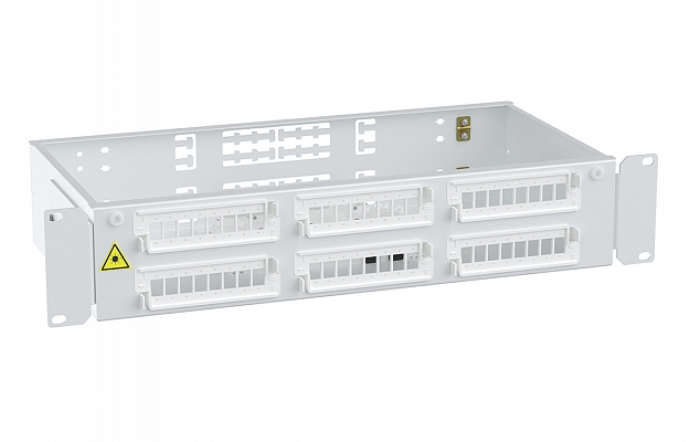 Кросс ШКОС-Л -2U/4 -48 -FC/ST/SC/LC~  -(корпус) ~ ССД внешний вид 1