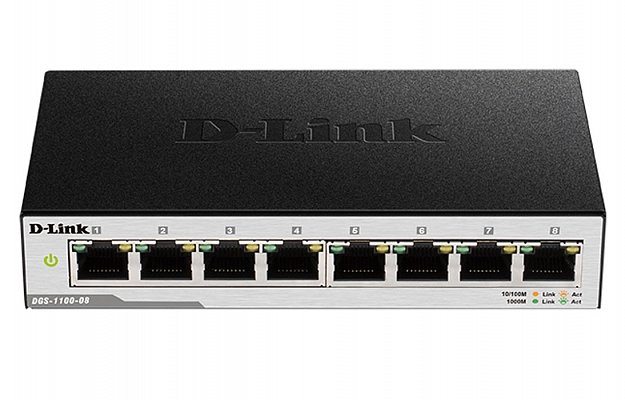 D-Link DGS-1100-08/B1A Switch внешний вид 1