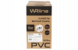 WRline WR-UTP-4P-C5E-PVC-GY (куски) Кабель витая пара, неэкранированный U/UTP, категория 5e, 4 пары (0,50 мм), одножильный, внутренний, PVC нг(А)-LS, серый внешний вид 2