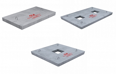 Anchor Slabs for Polymer Manholes  