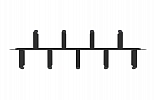 Органайзер кабельный горизонтальный двусторонний 19"  ОКГД-19"-1U внешний вид 3