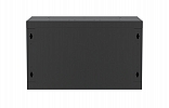 Шкаф телекоммуникационный настенный разборный черный 19”,6U(600x450), ШТ-НСр-6U-600-450-С-Ч дверь стекло ССД внешний вид 3