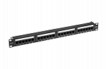 02-0231 REXANT PRO Патч-панель с кабельным органайзером 19", 1U, 24 порта, RJ-45, CAT 6, UTP внешний вид 1