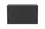 Шкаф телекоммуникационный настенный разборный черный 19”,6U(600x550), ШТ-НСр-6U-600-550-М-Ч дверь металл ССД внешний вид 3