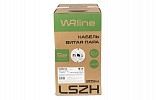 WRline WR-UTP-4P-C5E-L-LSZH-GY Кабель витая пара, неэкранированный U/UTP, категория 5e, 4 пары (0.48 мм), одножильный, внутренний, LSZH, нг(A)-HF, серый, 305 м внешний вид 2