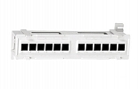 15379 Hyperline PPW-12-8P8C-C5e Патч-панель настенная, 12 портов RJ-45(8P8C), категория 5е, с подставкой внешний вид 1
