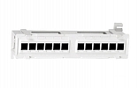 15379 PPW-12-8P8C-C5e Hyperline Wall Mount Patch Panel, 12 RJ-45(8P8C) Ports, Cat. 5е, w/ Support Frame. внешний вид 1