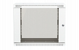 Шкаф телекоммуникационный настенный разборный 19”,9U(600x350), ШТ-НСр-9U-600-350-С дверь стекло ССД внешний вид 2