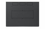 Шкаф телекоммуникационный настенный разборный черный 19”,18U(600x450), ШТ-НСр-18U-600-450-М-Ч дверь металл ССД внешний вид 6