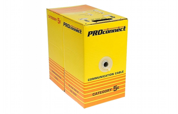 01-0152 Кабель витая пара PROconnect FTP 4PR 24AWG, CAT5e (бухта 305 м) внешний вид 1