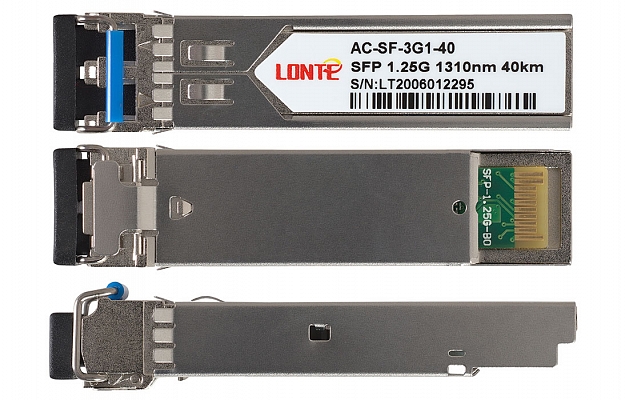 SFP 1.25G 1310nm 40km LC SMF Fiber Optic Transceiver внешний вид 3