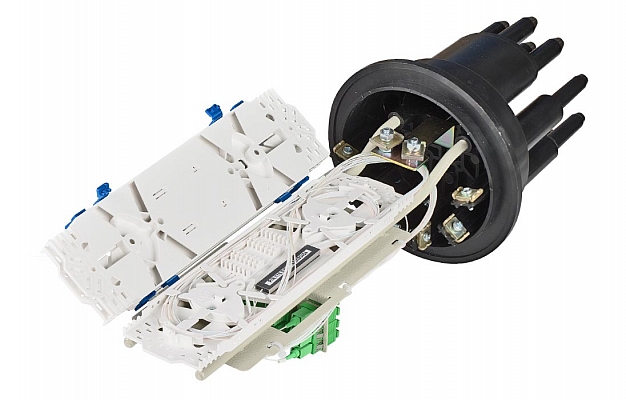 Муфта-кросс МКО-Г3/С09-1PLC16-SC/APC-20SC-18SC/APC-18SC/APC ССД внешний вид 4