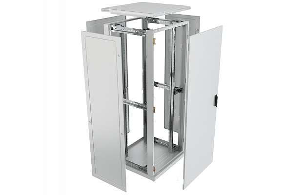 CCD ShT-NP-42U-800-1000-M  19", 42U (800x1000) Floor Mount Telecommunication Cabinet, Metal Front Door внешний вид 9