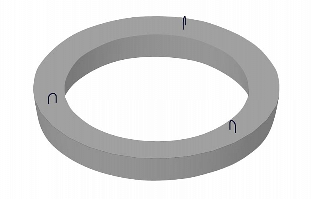 Кольцо опорное разгрузочное усиленное 1000 (тип 2)