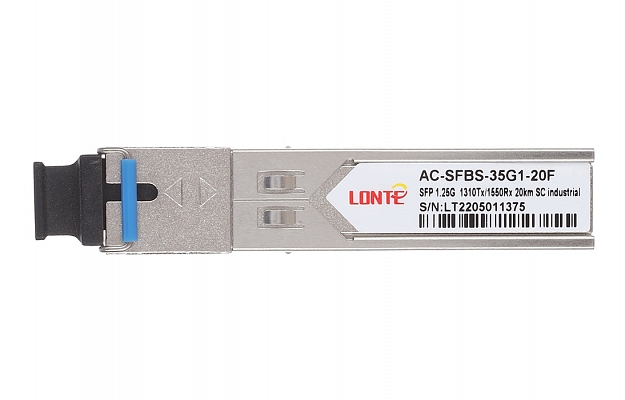 Модуль SFP WDM 1.25G Tx1310/Rx1550 20km SC DDM Industrial внешний вид 2