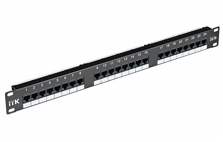 24 UTP кат. 5Е, 1U (Dual)