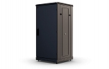 CCD ShT-NP-M-24U-600-600-M-Ch  19", 24U (600x600) Floor Mount Telecommunication Cabinet, Metal Front Door, Black внешний вид 1