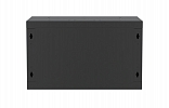 Шкаф телекоммуникационный настенный разборный черный 19”,6U(600x650), ШТ-НСр-6U-600-650-П-Ч дверь перфорированная ССД внешний вид 3