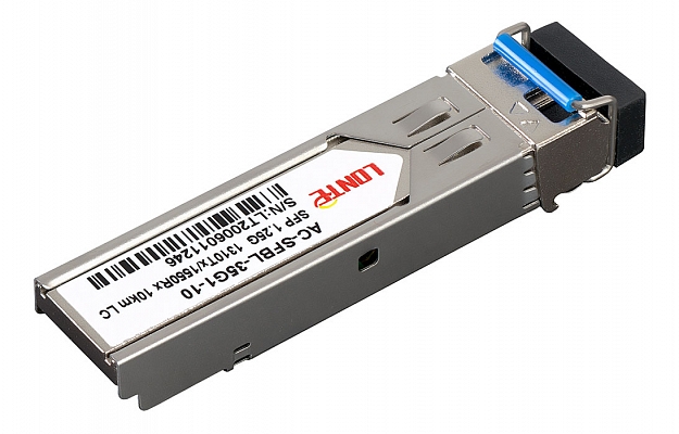 SFP WDM 1.25G Tx1310/Rx1550 10km LC DDM Fiber Optic Transceiver внешний вид 2