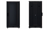 CCD ShT-NP-M-24U-800-1000-S-Ch  19", 24U (800x1000) Floor Mount Telecommunication Cabinet, Glass Front Door, Black внешний вид 3