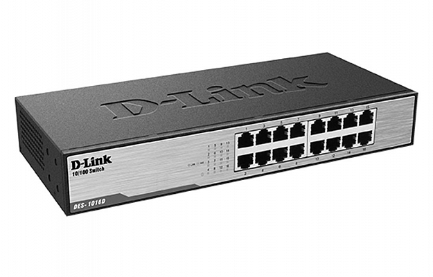 Коммутатор D-Link DES-1016D/H1A внешний вид 2