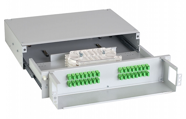 CCD ShKOS-VP-2U/4-32SC-32SC/APC-32SC/APC Patch Panel внешний вид 3