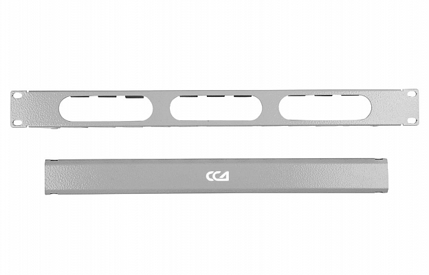 CCD OKGK-19"-1U 12 Slots Horizontal Cable Organizer with Cover внешний вид 4