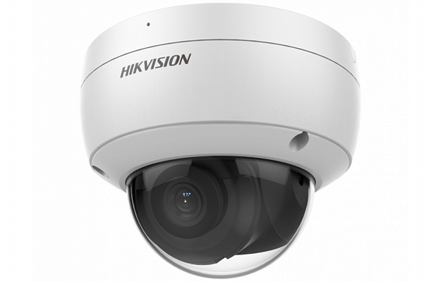 DS-2CD2143G2-IU(2.8mm) 4Мп улич.купол. IP-камера с EXIR до 30м, 1/3"CMOS; 2.8мм;  AcuSense, угол обзора 103°, встр.микрофон