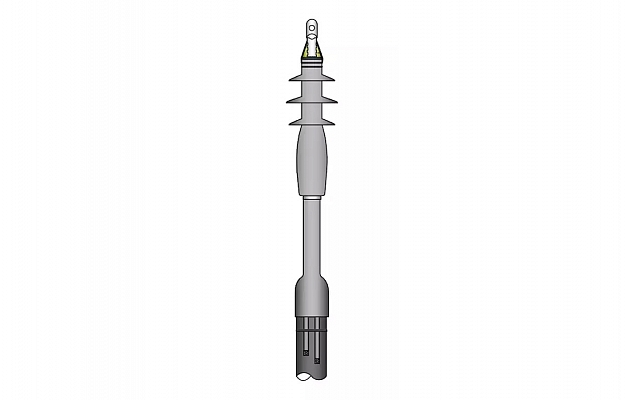 ИМАГ-Муфта-6/10-TI-1х185-300 - комплект концевой муфты холодной усадки внутренней установки для 1-жил. кабеля с изоляцией из СПЭ на 6/10 кВ, 1х185-300 мм2 внешний вид 1