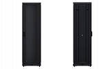 Шкаф телекоммуникационный напольный 19",42U(600x800), ШТ-НП-М-42U-600-800-С-Ч, передняя дверь стекло, цвет черный ССД внешний вид 3