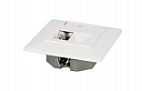 22883 Hyperline SB-GTF1-8P8C-C5E-WH RJ-45 Flush Mount Socket, Cat. 5e, Single