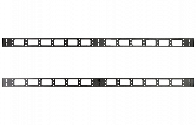 Органайзер кабельный вертикальный 18U, 150мм ОКВ-18-150-Ч чсерный ССД внешний вид 3