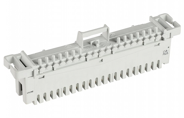 6089 1 102-06 LSA-PLUS Плинт 2/10, размыкаемые контакты, маркировка 0-9 внешний вид 2