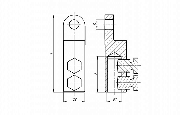 2NB-1 Shearbolt Lug (25-50 mm²) внешний вид 4